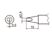 Soldering tip T20-D24