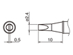 Soldering tip T31B-2.4D, 450°