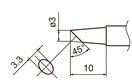 Soldering tip T15-3BC
