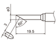 Soldering tip T15-CF3