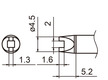 Soldering tip T15-2,0R