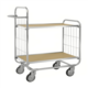 ESD Trolley with Wire Mesh - 2 shelves