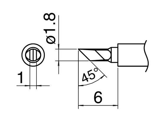 Soldering tip T30-KU