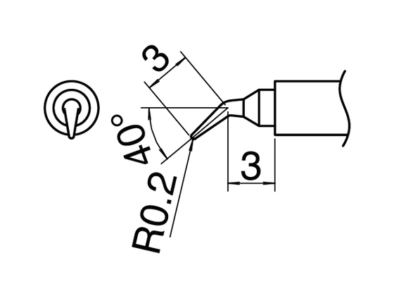 Soldering tip T30-J