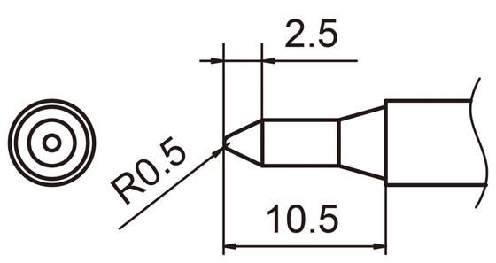 Soldering tip T15-SB05