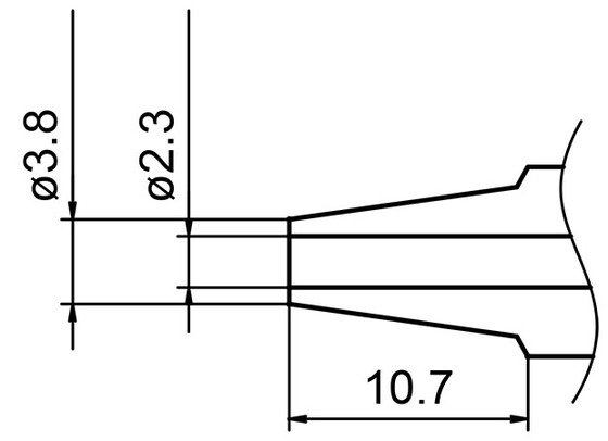 Nozzle N3-23 / 2,3 mm