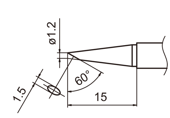Soldering tip T15-BC12