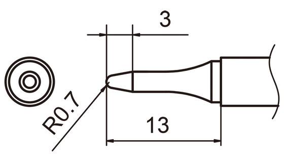 Soldering tip T15-SBS07