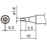 Soldering tip T15-1.6D