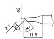 Soldering tip T15-2BC