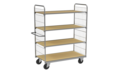 ESD Trolley with Wire Mesh - 4 shelevs
