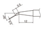 Soldering tip T15-0,8JD