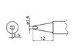 Soldering tip T20-D16