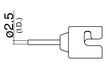 Nozzle N51-01 2,5 mm