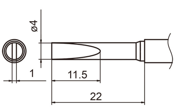 Soldering tip T15-DL4