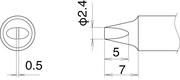 Soldering tip T22-D24