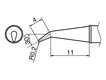 Soldering tip T31-0.2RSB, 450°