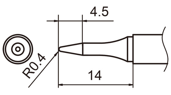 Soldering tip T15-SBS04