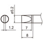 Soldering tip T15-5,2D