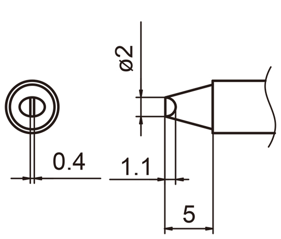 Soldering tip T15-D2