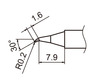 Soldering tip T15-0,2JS
