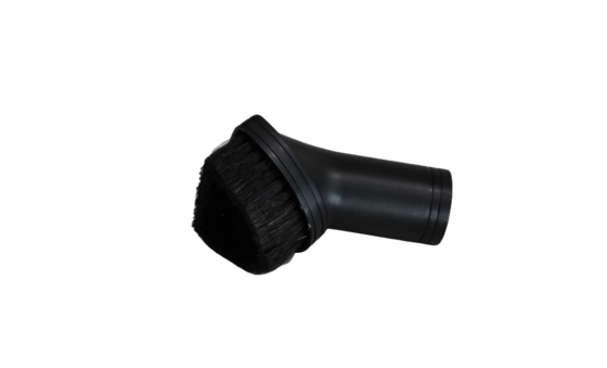 D-shaped nozzle with a soft brush