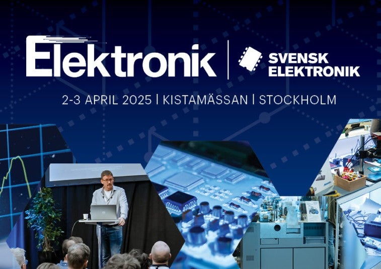 Electronics Fair in Kista, April 2-3