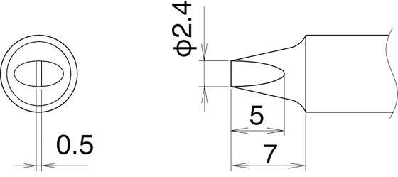 Soldering tip T22-D24