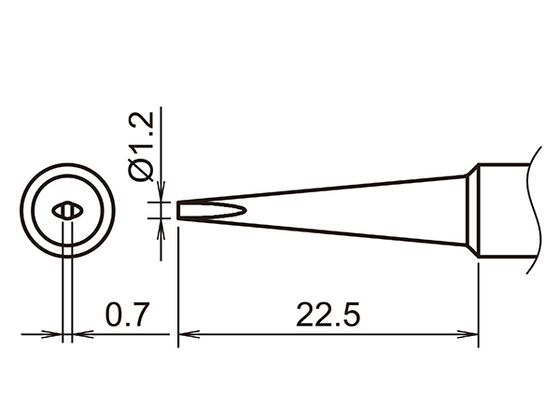 Soldering tip T18-DL12