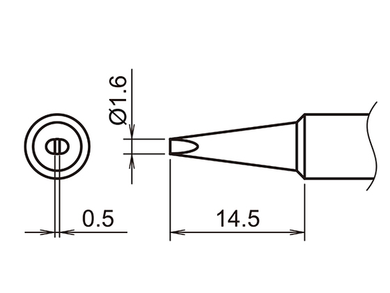 Soldering tip T18-D16