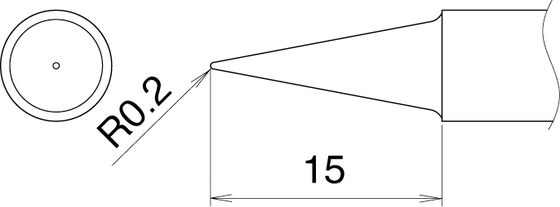 Soldering tip T22-BL