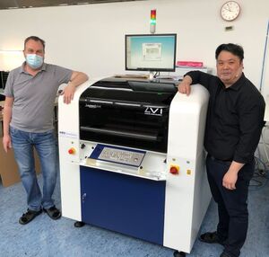 Two recenctly installed screenprinters 