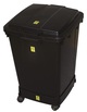 Wastebin 90 liter with lid and wheels