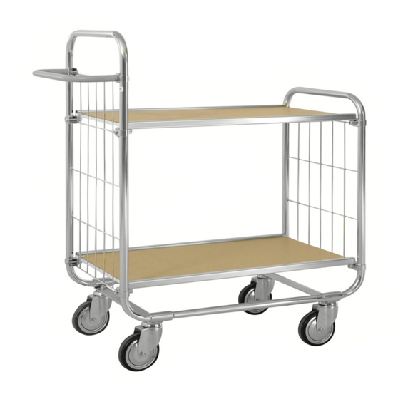 ESD Trolley with Wire Mesh - 2 shelves