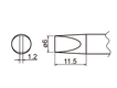 Soldering tip T20-D6