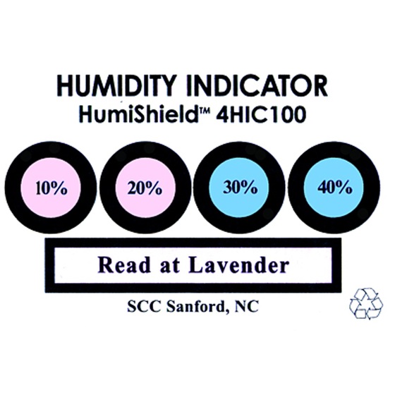 Moisture indicator 10-40%