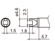 Soldering tip T15-2,3R