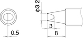 Soldering tip T22-D32