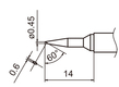 Soldering tip T15-SBC04