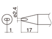 Soldering tip T33-2.4D