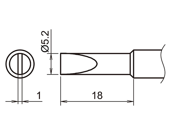 Soldering tip T18-S3