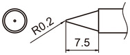 Soldering tip T15-0,2B