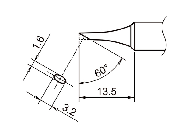 Soldering tip T18-CF15