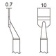 Soldering tip tweezer T16-1007, pair