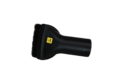 D-shaped nozzle with a soft brush