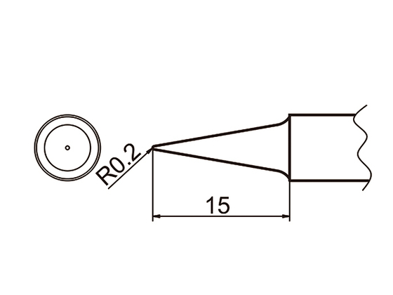 Soldering tip T20-BL