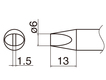 Soldering tip T33-6D