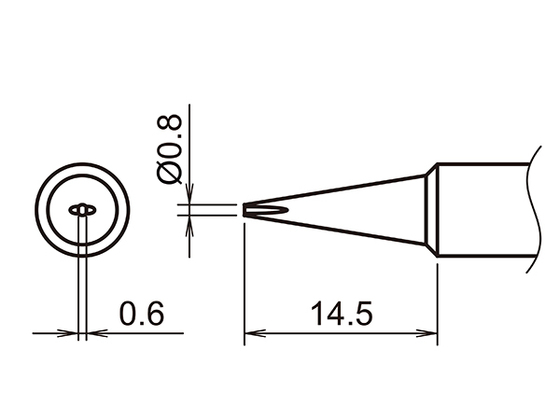 Soldering tip T18-D08