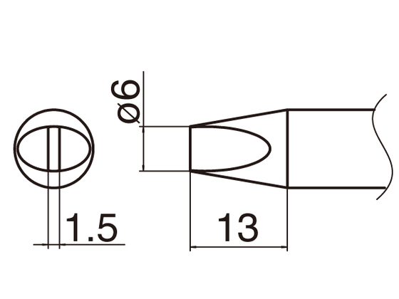 Soldering tip T33-6D