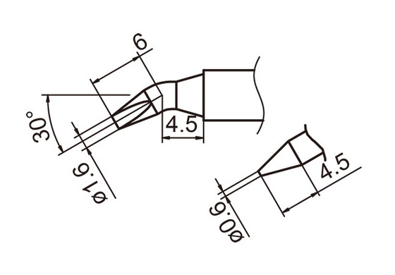 Soldering tip T15-1,6JD